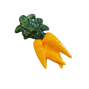 Vintage Ceramic Carrots Kitchen Decor